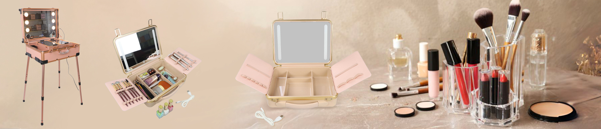 Makeup Case with Lights